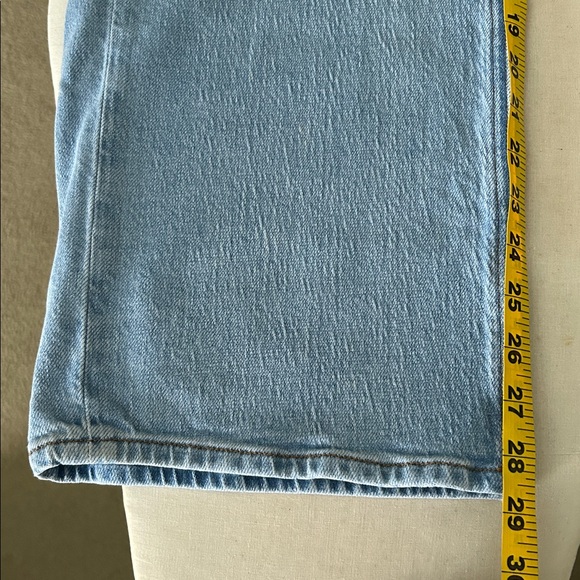 Quince Wide legs Straight cut Women's Light Wash High-Rise Jeans Size 26 - Picture 7 of 9